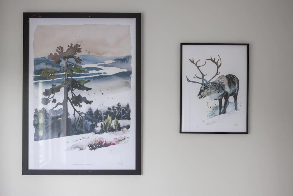 Saunallinen Yksioe Keskustasta Rovaniemi Exterior foto